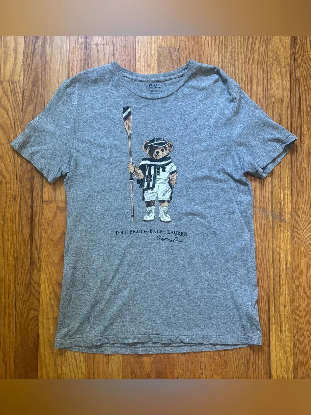 Polo Ralph Lauren Men’s Bear Tee Shirt Rowing Crew Medium